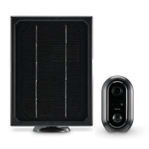 Camera de supraveghere Hama WLAN Full HD IP65 Negru cu acumulator si panou solar