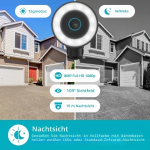 Camera de supraveghere Nedis WIFICO41CBK, 4K, Wi-Fi 6, IP65, Negru - Img 9