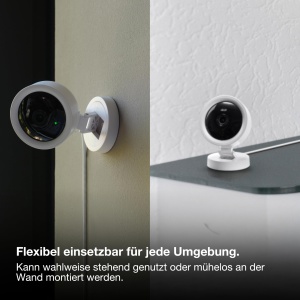Camera de supraveghere OSRAM SMART WiFi 4MP 2K QHD, Nocturna 7m, Alb - Img 5