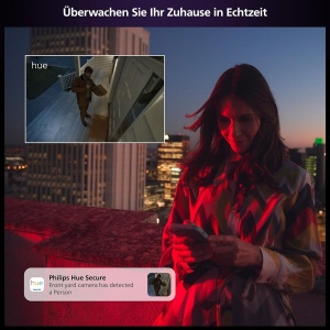 Camera de supraveghere Philips Hue Secure, 1080p, wireless, alba - Img 4