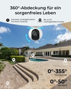 Camera de supraveghere Reolink E1 Outdoor SE PoE 4K, cu noapte colorata, auto-tracking - Img 3