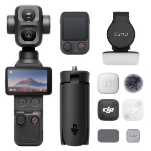 Camera de vlog DJI Osmo Pocket 4P, 4K, 103GB, cu 2 obiective