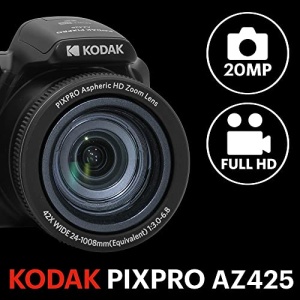 Camera digitala bridge Kodak Pixpro Astro Zoom AZ425 42X Zoom optic Full HD Negru - Img 2