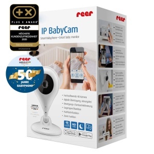 Camera video pentru supraveghere bebelusi Reer IP BabyCam HD functie nocturna alb - Img 2