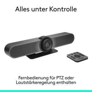 Camera videoconferinte Logitech MeetUp 4K Ultra-HD 120 grade microfoane avansate negru - Img 11