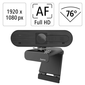 Camera Web Hama C-600 Pro Full HD Negru Autofocus Microfon Stereo - Img 2