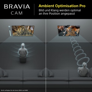Camera web pentru TV Sony BRAVIA CAM CMU-BC1, optimizare imagine si sunet, control prin gesturi, negru - Img 3