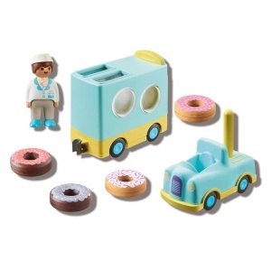 Camion de jucarie PLAYMOBIL 1.2.3 71325 cu functie de sortare si stivuire, pentru copii de la 12 luni - Img 7