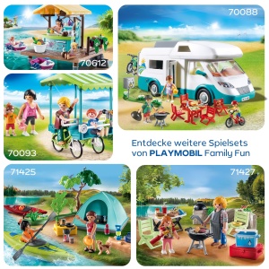 Camioneta de familie PLAYMOBIL 70088 cu accesorii de camping, 135 piese - Img 7