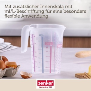 Cana de masurare Zenker Sweet Sensation 1000ml, rezistenta la caldura, colorata - Img 7