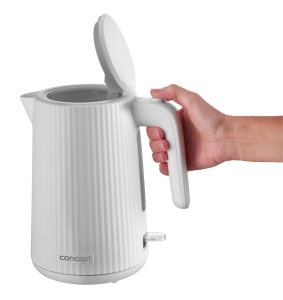 Cana electrica Concept RK2390, 1,7 l, alb, cu siguranta tripla - Img 3