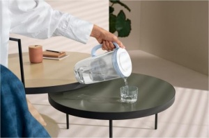 Cana filtranta Brita 1050452, 2,5 l, AlbastruAlb, Ergonomica - Img 7