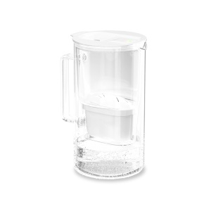 Cana filtranta Wessper D4 Borosilicat 2L cu LED, alba