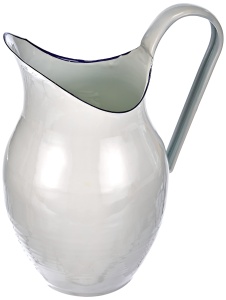 Cana Ibili Krug din otel emailat, 38 cm, alba