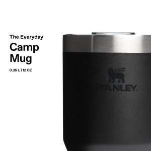 Cana termica STANLEY Classic Legendary 354 ml, negru, dublu perete, BPA-free - Img 3