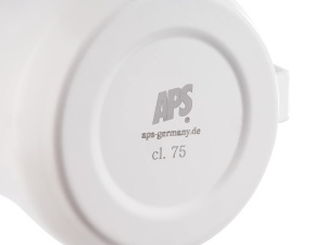 Cana universala pentru lapte APS 10362, otel inox, 0.75 l, alba - Img 3