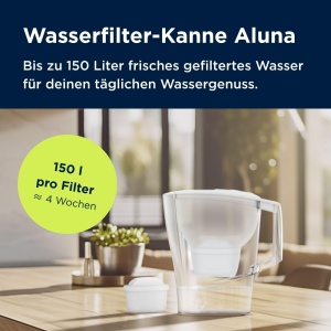 Canistra de filtrare apa BRITA MAXTRA Aluna, 1.4L, cu cartus Pure Performance - Img 2