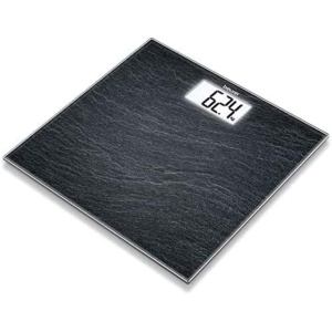 Cantar de baie Beurer GS 203 Slate, capacitate 150 kg, display LCD mare, design slate