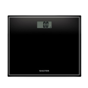 Cantar de baie electronic Salter 9207 BK3R, capacitate 150 kg, sticla securizata, negru