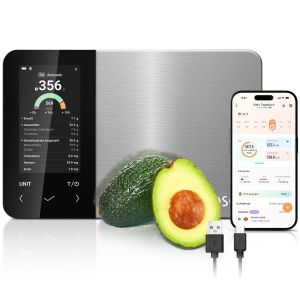 Cantar de bucatarie Cosori NutriLens, capacitate 3-5000g, USB-C reincarcabil