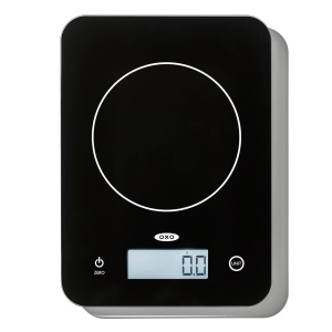 Cantar de bucatarie digital OXO Good Grips, capacitate 5 kg, design din sticla
