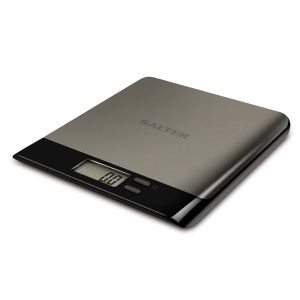 Cantar de bucatarie digital Salter Arc Pro 5kg platforma inox functie Tara masurare lichide
