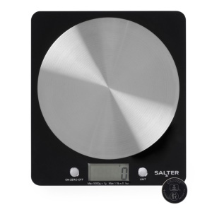 Cantar de bucatarie digital Salter, capacitate 5000g, design elegant, negru
