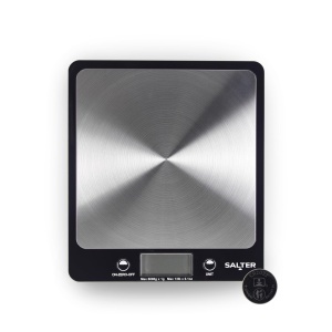 Cantar de bucatarie digital Salter, platforma din inox, capacitate 6 kg, functie Tara