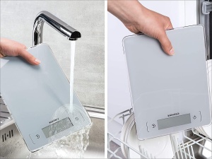 Cantar digital de bucatarie Soehnle Page Aqua Proof, capacitate 10 kg, design plat - Img 6