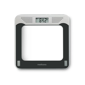 Cantar digital Medisana PS 425, sticla, 4 limbi, 180 kg, negrugri