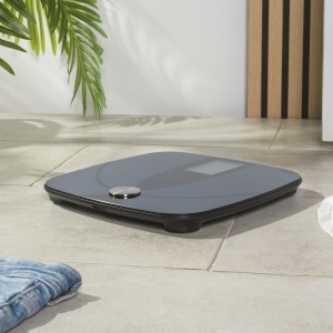 Cantar digital Salter, analiza corp, 180 kg capacitate, 17 metrici, negru - Img 6