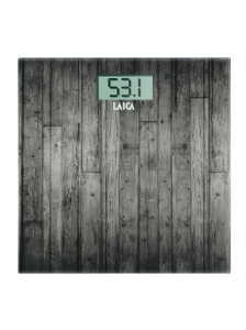 Cantar electronic personal Laica design italian lemn LCD 180 kg