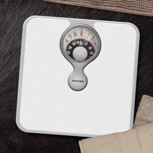 Cantar mecanic Salter 484 WHDR 133 kg alb cu lupa si cadran usor de citit - Img 10