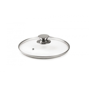 Capac de sticla IBILI 971628 maner din inox diametru 28 cm