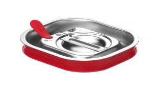 Capac HENDI Gastronorm GN 16 din otel inoxidabil cu margine din silicon rezistent la temperaturi extreme - Img 4