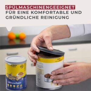 Capace pentru conserve Fackelmann CATDOG, 2 bucati, plastic, rosu si gri - Img 6
