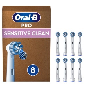 Capete de perie Oral-B Pro Sensitive Clean, 8 bucati, curatare delicata