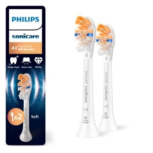 Capete de periuta Philips Sonicare A3 Premium HX909287 Alb 2 bucati