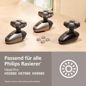Capete de ras Philips HS74015 ComfortCut Set 4 buc Compatibile cu Head Shaver Pro HS5980HS7980HS9980 - Img 5