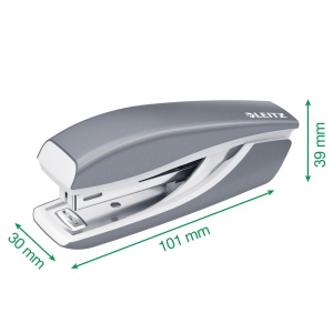 Capsator Leitz WOW Mini 55281026 10 coli tehnologie Direct Impact rosu - Img 3