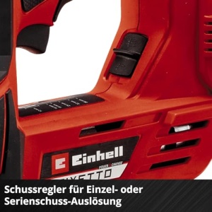 Capsator profesional cu acumulator Einhell FIXETTO 18/38 S Power X-Change (18 V, 60 de lovituri/min, lungime max. 38 mm clema, batatura simpla/serie, incl. 500 cleme, fara baterie) - Img 8