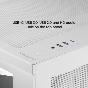 Carcasa Gaming ATX Mars Gaming MC-3TCORELCD, Ecran IPS 7,2, Alb - Img 6