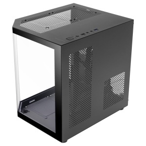Carcasa Gaming MicroATX Mars Gaming MC-3TLITE, Sticla Temperata, Negru - Img 9
