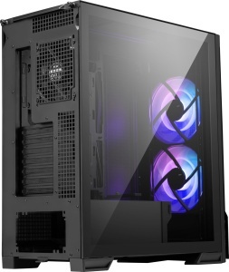 Carcasa Gaming MSI MPG Velox 300R Airflow PZ, sticla securizata, 3 ventilatoare ARGB - Img 2