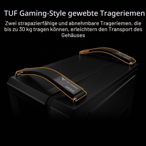 Carcasa PC ASUS TUF Gaming GT502 Horizon TG ARGB Negru, Modulare, cu 4 Ventilatoare ARGB - Img 6