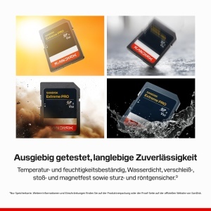 Card de memorie SanDisk Extreme PRO SDXC UHS-II V60, 256 GB, 300 MBs citire, 210 MBs scriere - Img 5