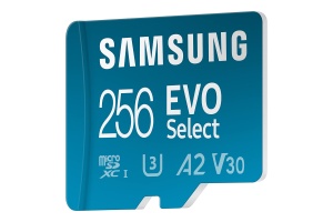 Card microSD Samsung EVO Select 2024, 256 GB, UHS-I U3, 160 MBs - Img 3