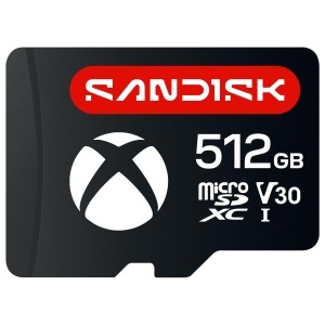 Card microSD SanDisk 512 GB pentru Xbox Ally X, viteze rapide de citire si scriere