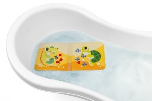 Carte de baie Chicco pentru copii 6-36 luni moale interactiva cu ilustratii care se coloreaza in apa - Img 8