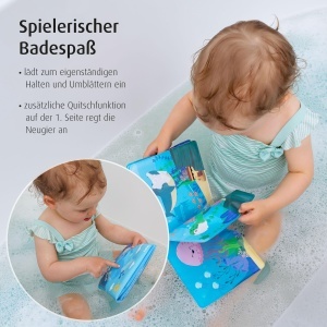 Carte de baie reer MyHappyBath - 8 pagini, efect de schimbare a culorii, PVC-free - Img 4